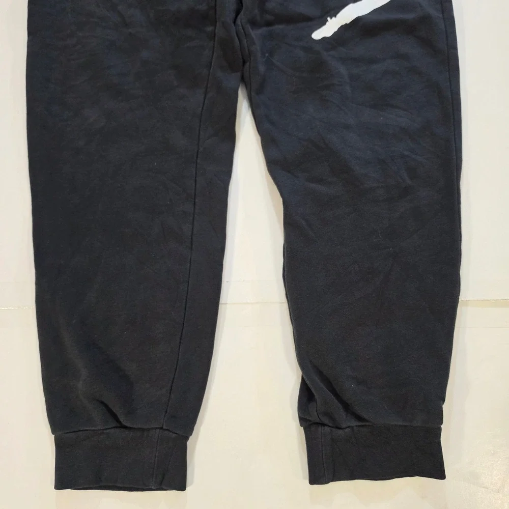 Jordan Mens Black Fleece Joggers Jumpman Logo Sweatpants Small 6154